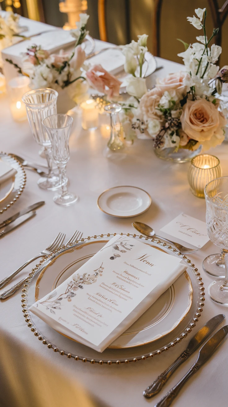 10. Personalized Menu Presentations