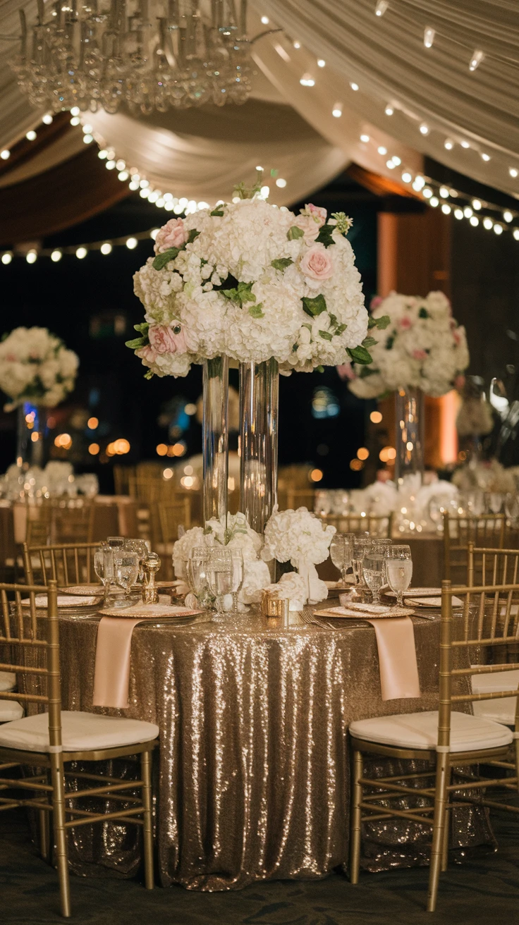 10. Sequined Table Linens That Transform the Space