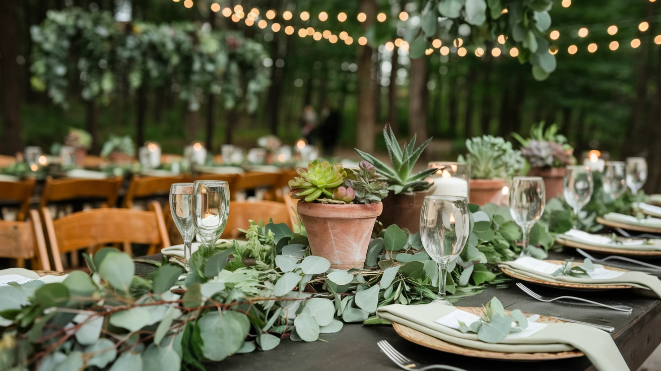 14 Greenery Wedding Table Decor Ideas for a Fresh and Natural Look
