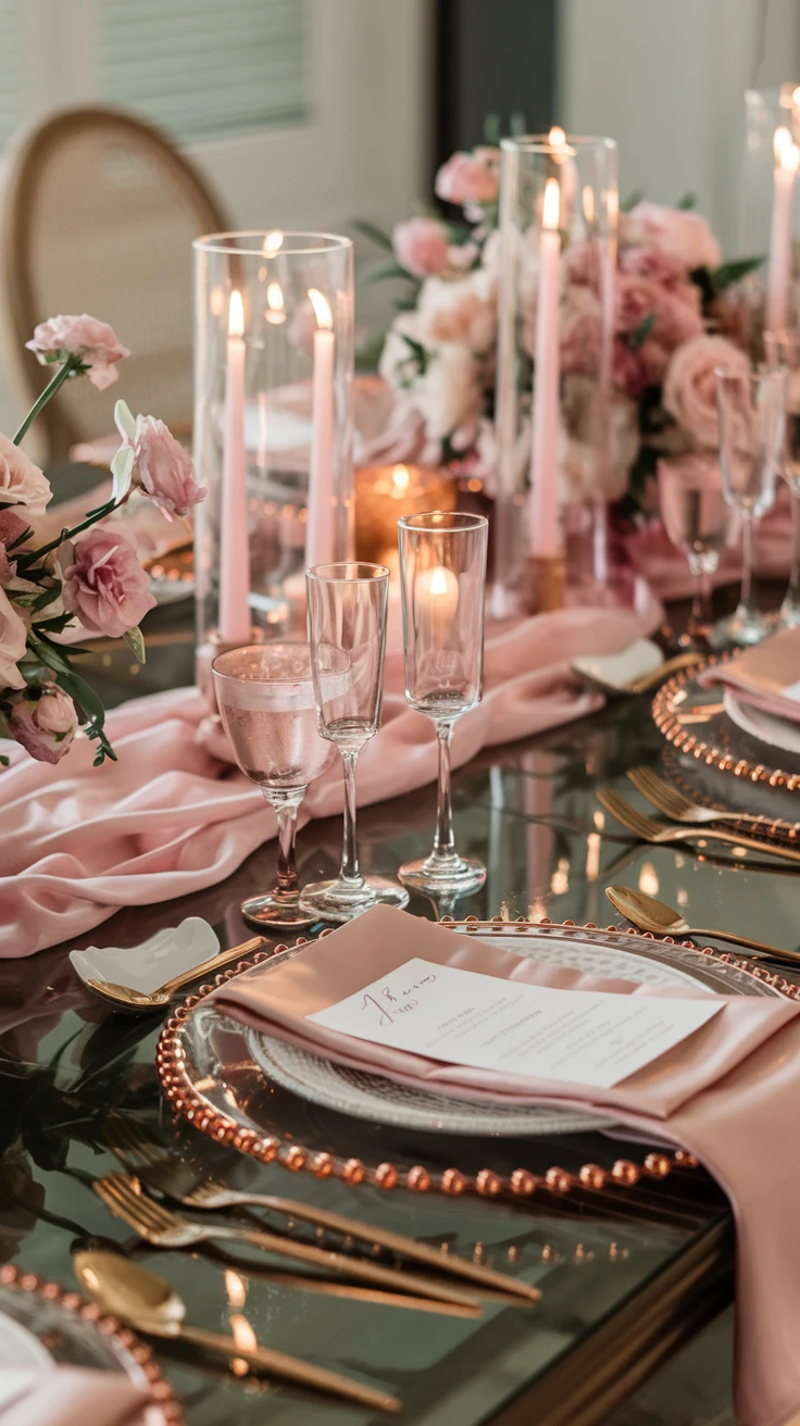 2. Rose Gold Cutlery