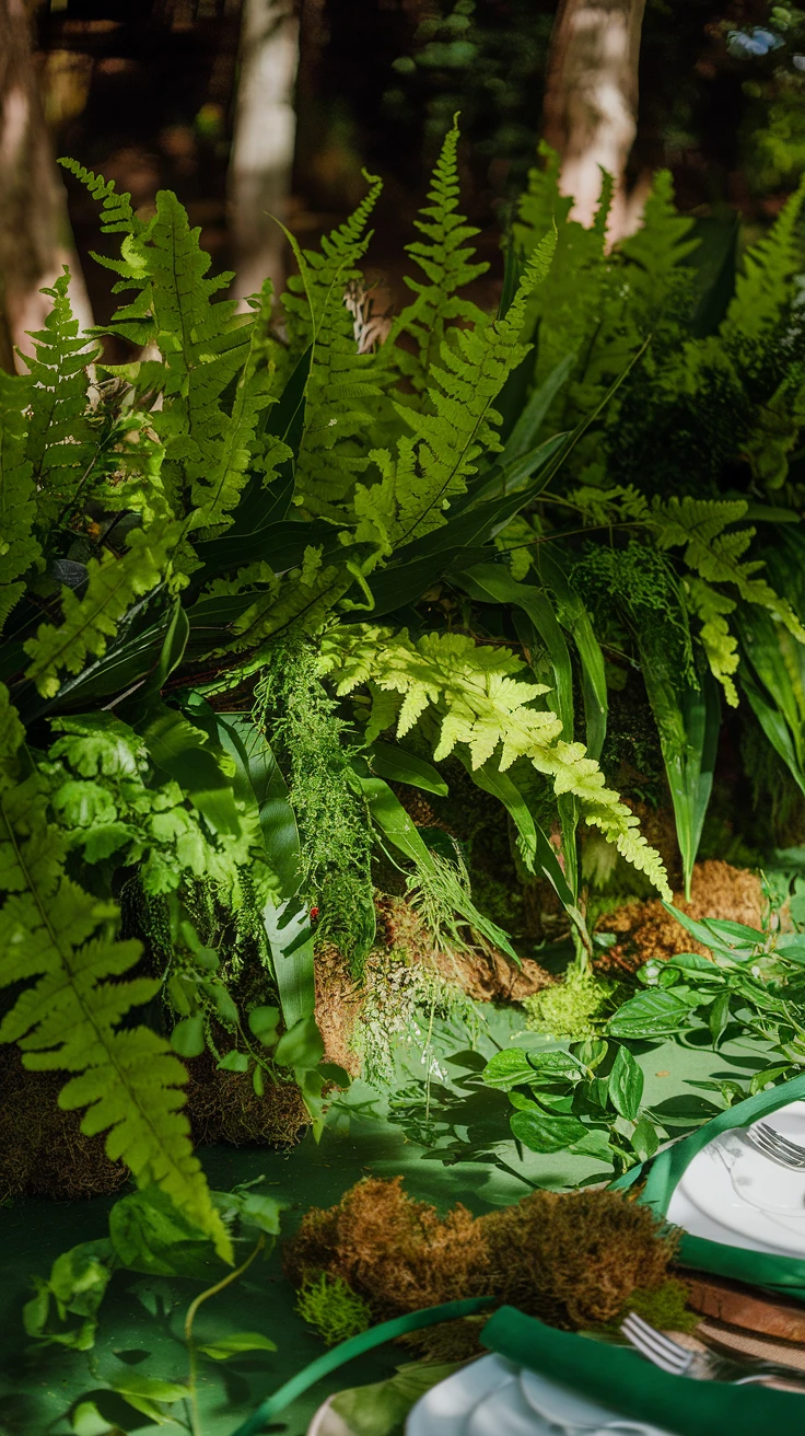 4. Fern Table Runners