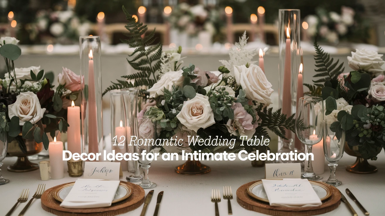 12 Romantic Wedding Table Decor Ideas for an Intimate Celebration