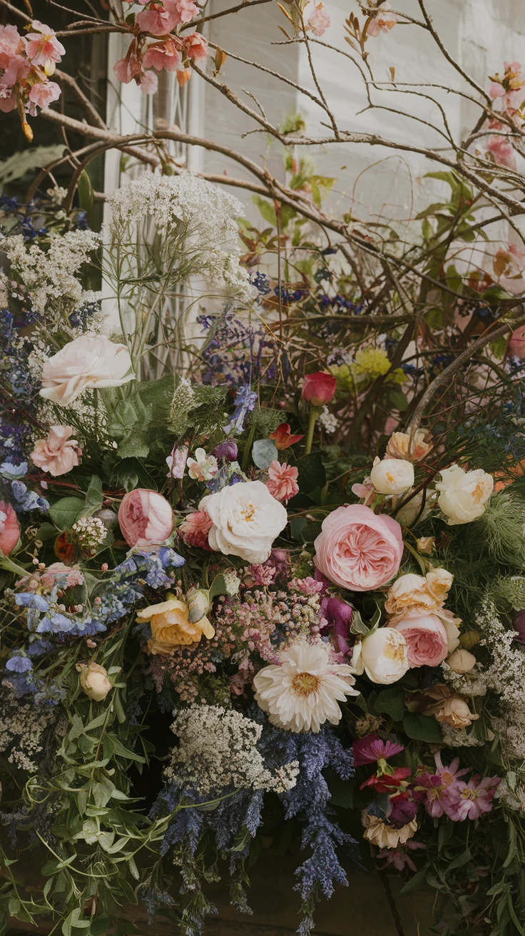12. Wild Garden Flower Arrangements