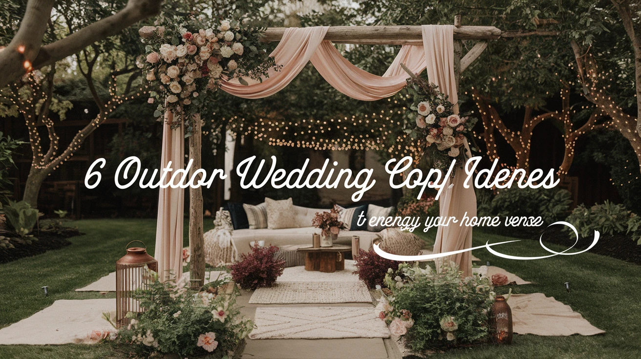 6 Outdoor Wedding Decor Ideas to Enhance Your Home Venue