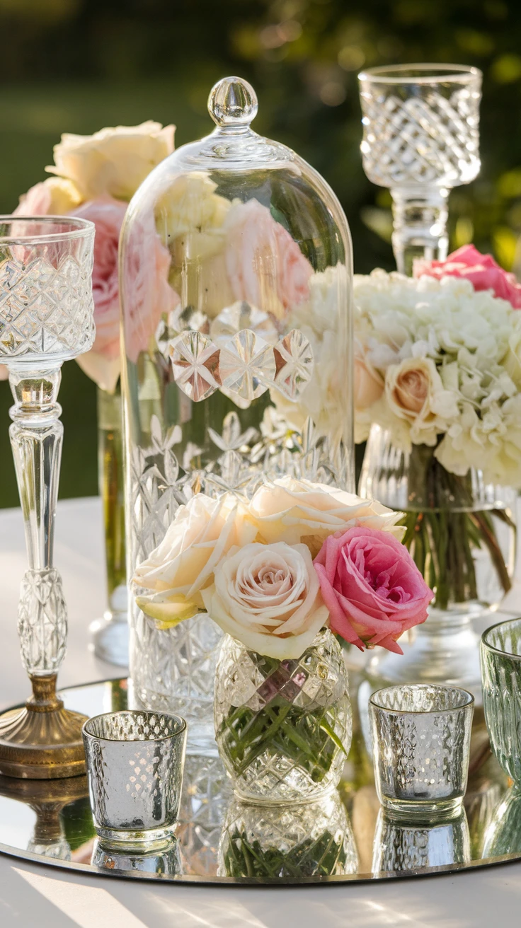 8. Crystal and Glass Garden Elements
