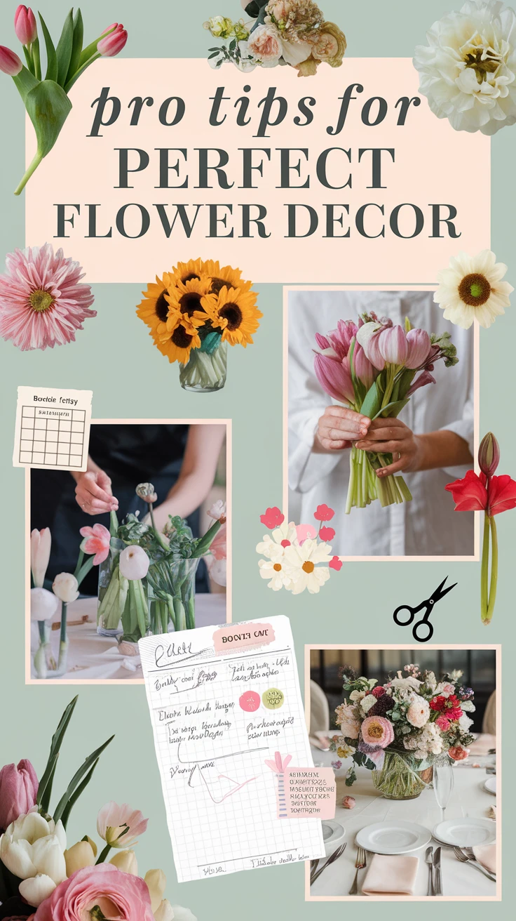 8. Pro Tips for Perfect Flower Decor