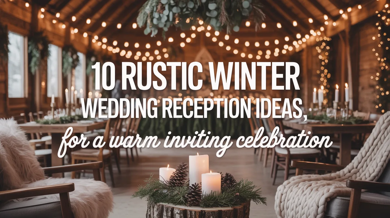 10 Rustic Winter Wedding Reception Ideas for a Warm Inviting Celebration hero image