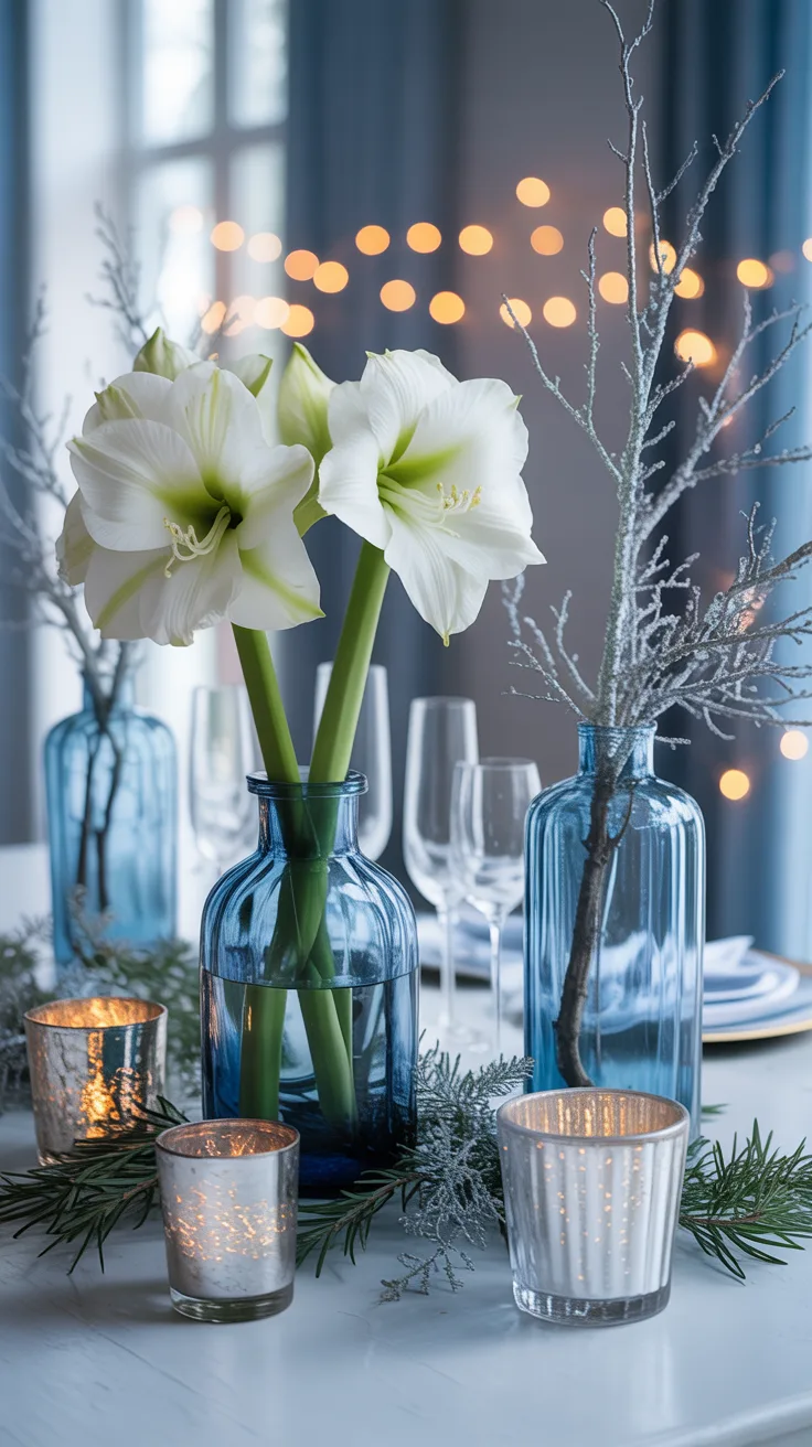 Palette 1: Icy Blues and Silver illustrative image