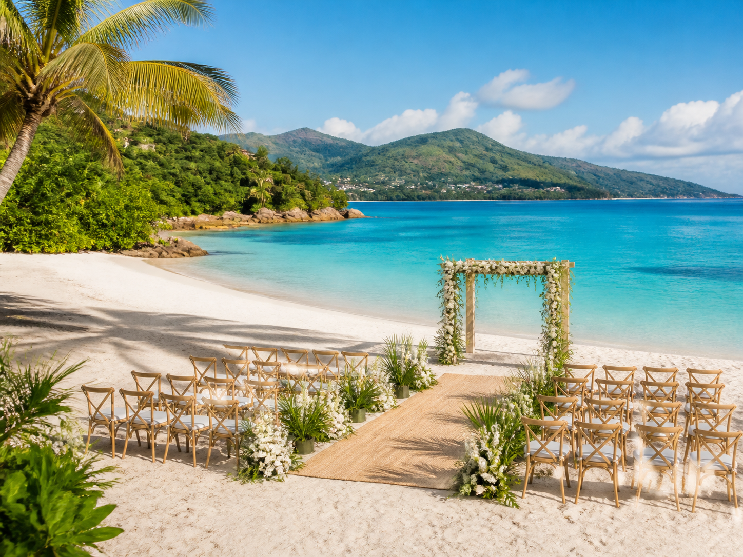 Caribbean honeymoon escape overlooking turquoise water
