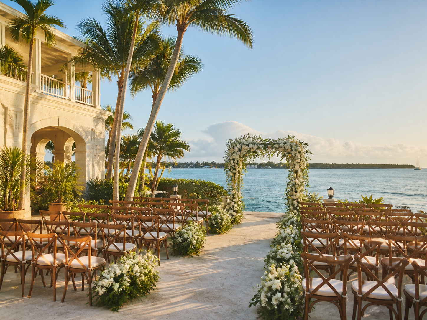 Florida honeymoon escape overlooking turquoise water