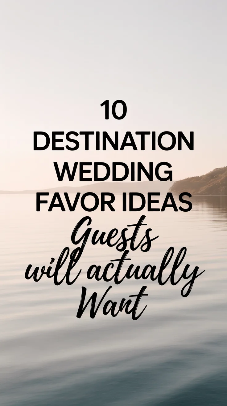 10 Best Destination Wedding Favors for Beach & Tropical Weddings