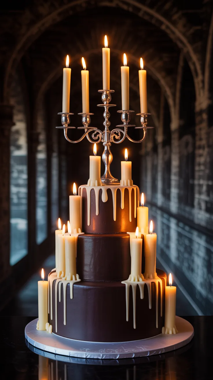 7. Candlelit and Candelabra Inspired