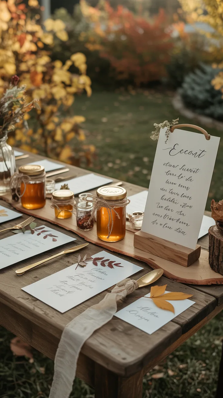 8. Personalize with Meaningful Autumn Details