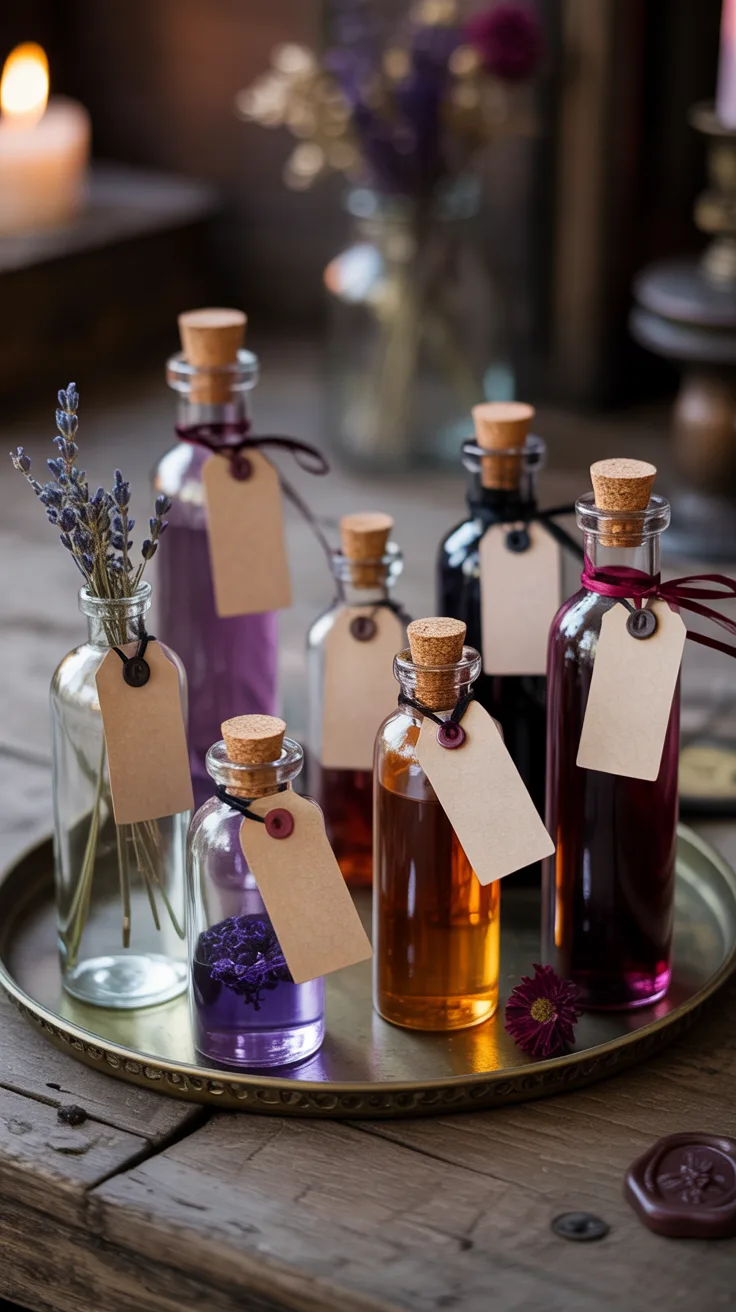2. Personalized Potion Bottle Escort Cards