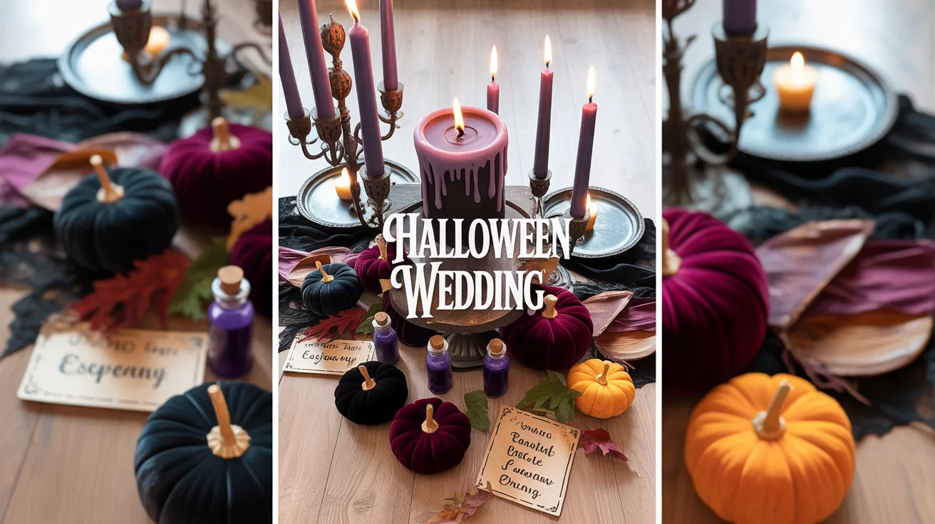 9 DIY Halloween Wedding Ideas You Can Make